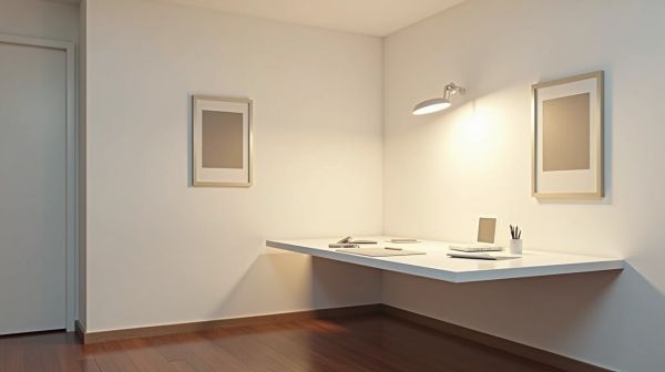 Le bureau blanc, ce faux détail qui change la lumière d'une pièce